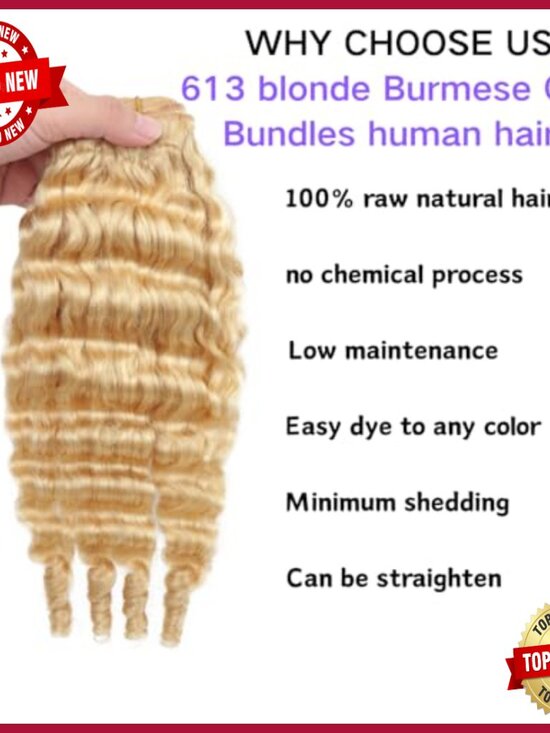 Human Hair Extensions 12 14 16 Inch Deep Wave Bundles 100% Virgin Brazilian main image 5